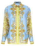Versace Multicolor Silk Blouse