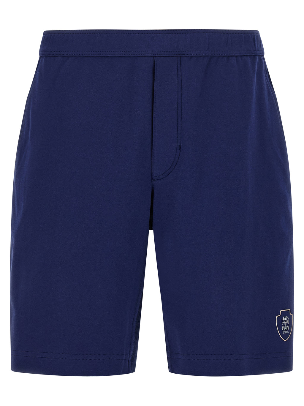 Brunello Cucinelli Blue Cotton Bermuda Shorts