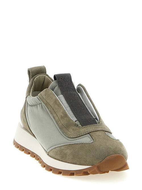 Brunello Cucinelli Bicolor-Sneakers aus Polyester