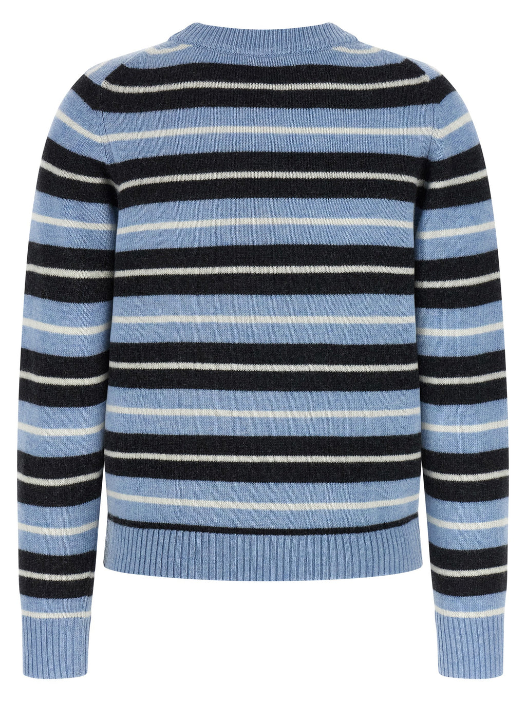 Ganni Blue Wool Cardigan