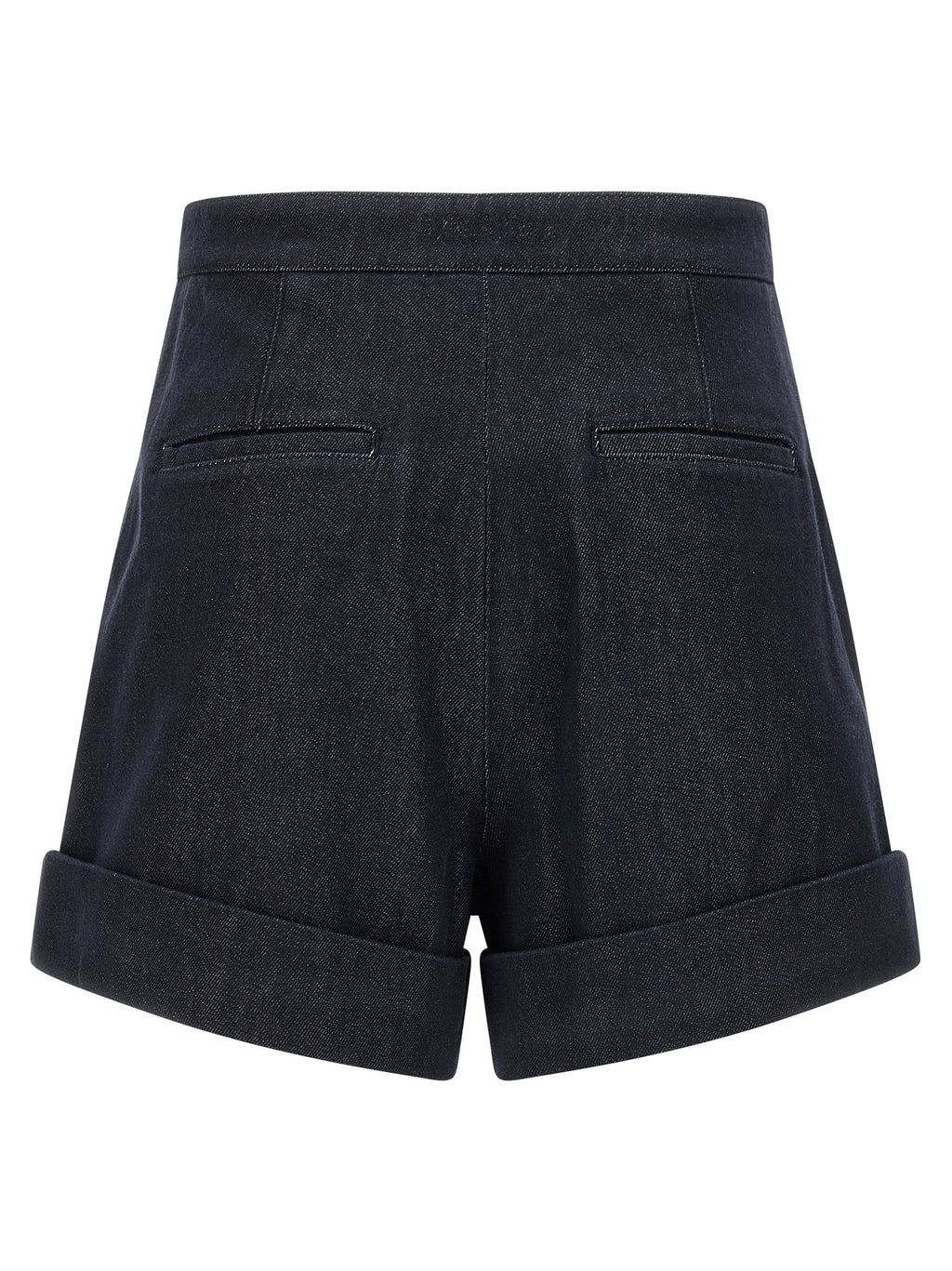 Max Mara Blue Cotton Bermuda Shorts