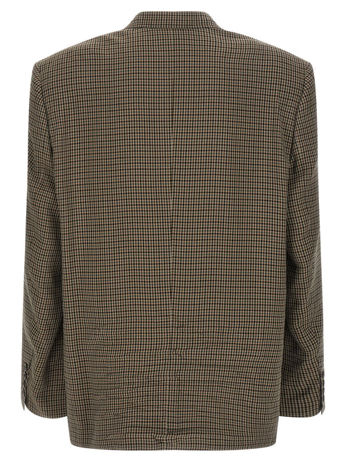 Balenciaga Brauner Lyocell Blazer