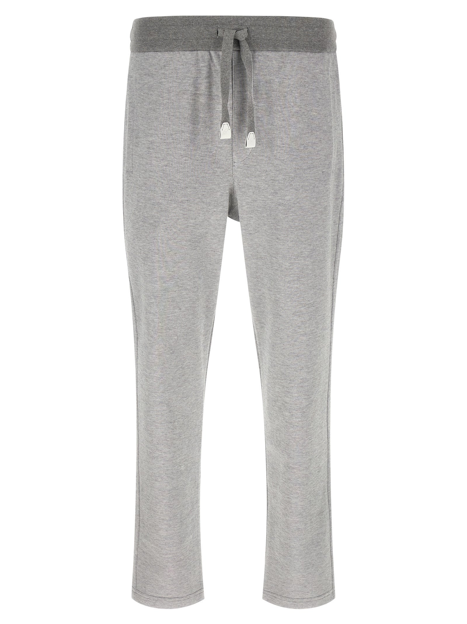 Brioni Gray Cotton Joggers (Workout Pants)