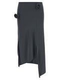 Coperni Gray Polyamide Midi Skirt
