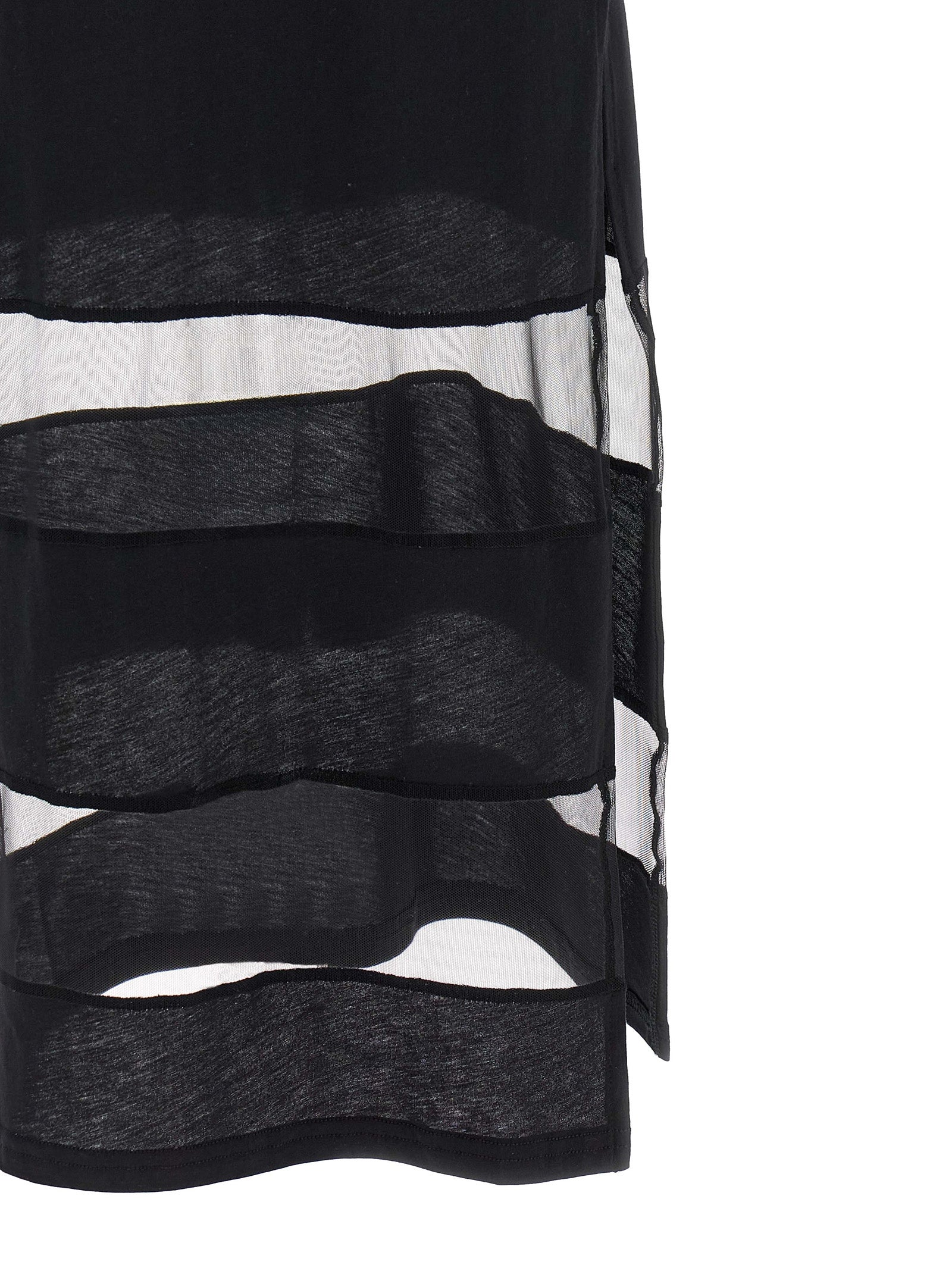 Coperni Black Cotton Long Dress