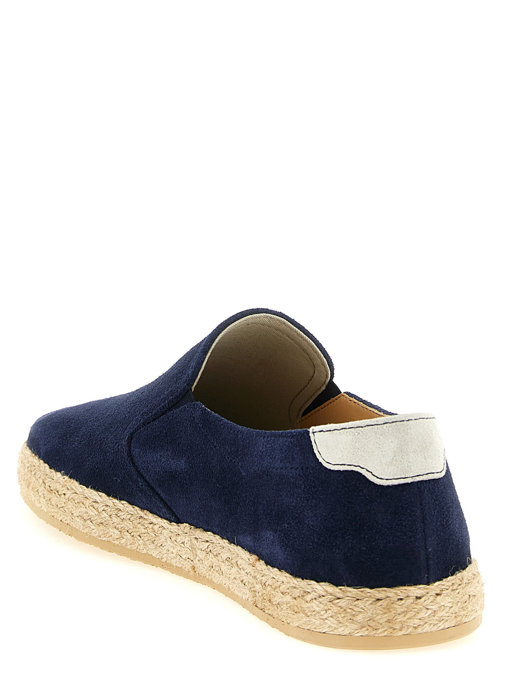 Brunello Cucinelli Blue Calfskin Espadrilles