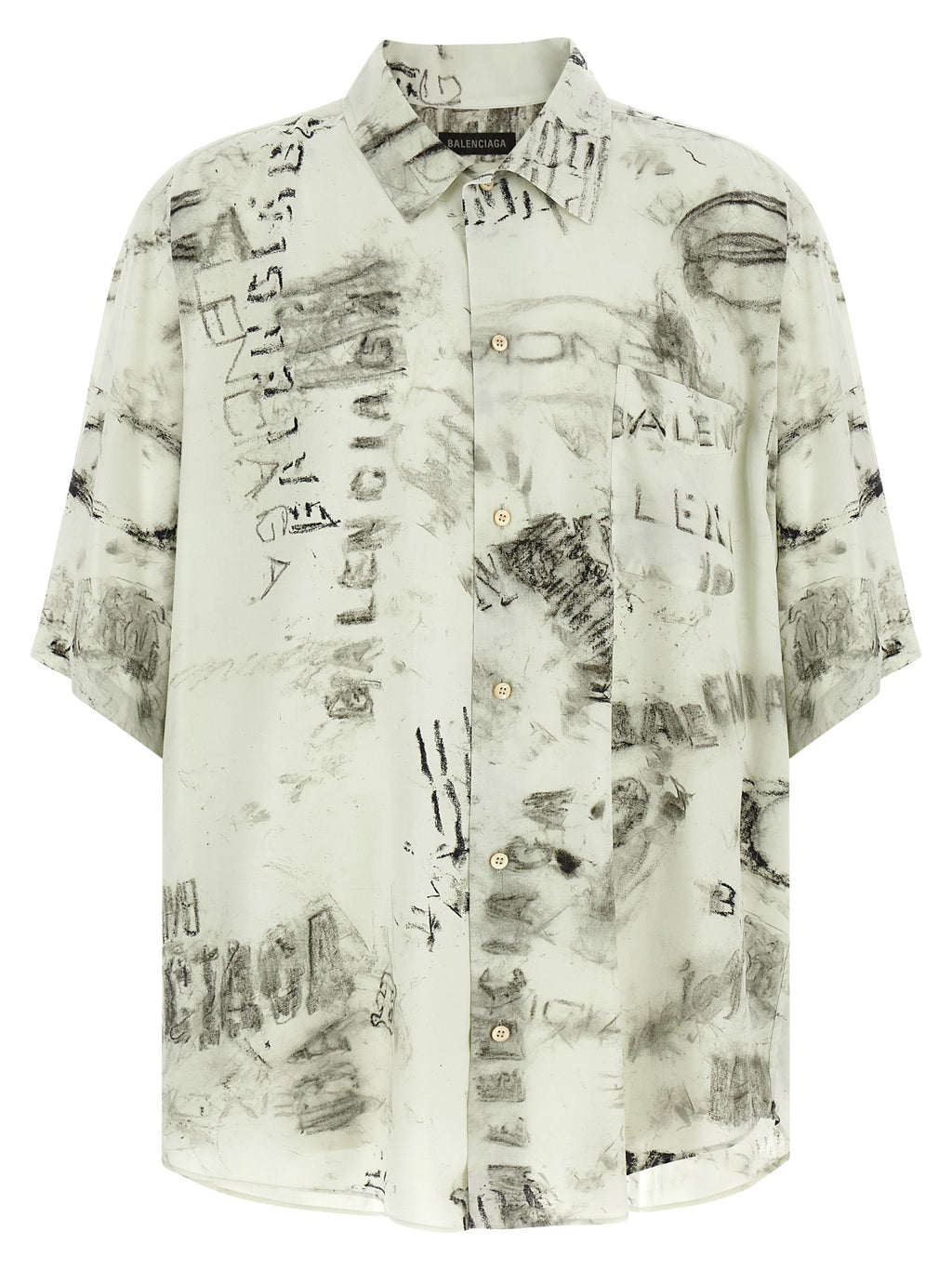Balenciaga Gray Viscose Blouse