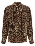 Dolce & Gabbana Brown Silk Blouse