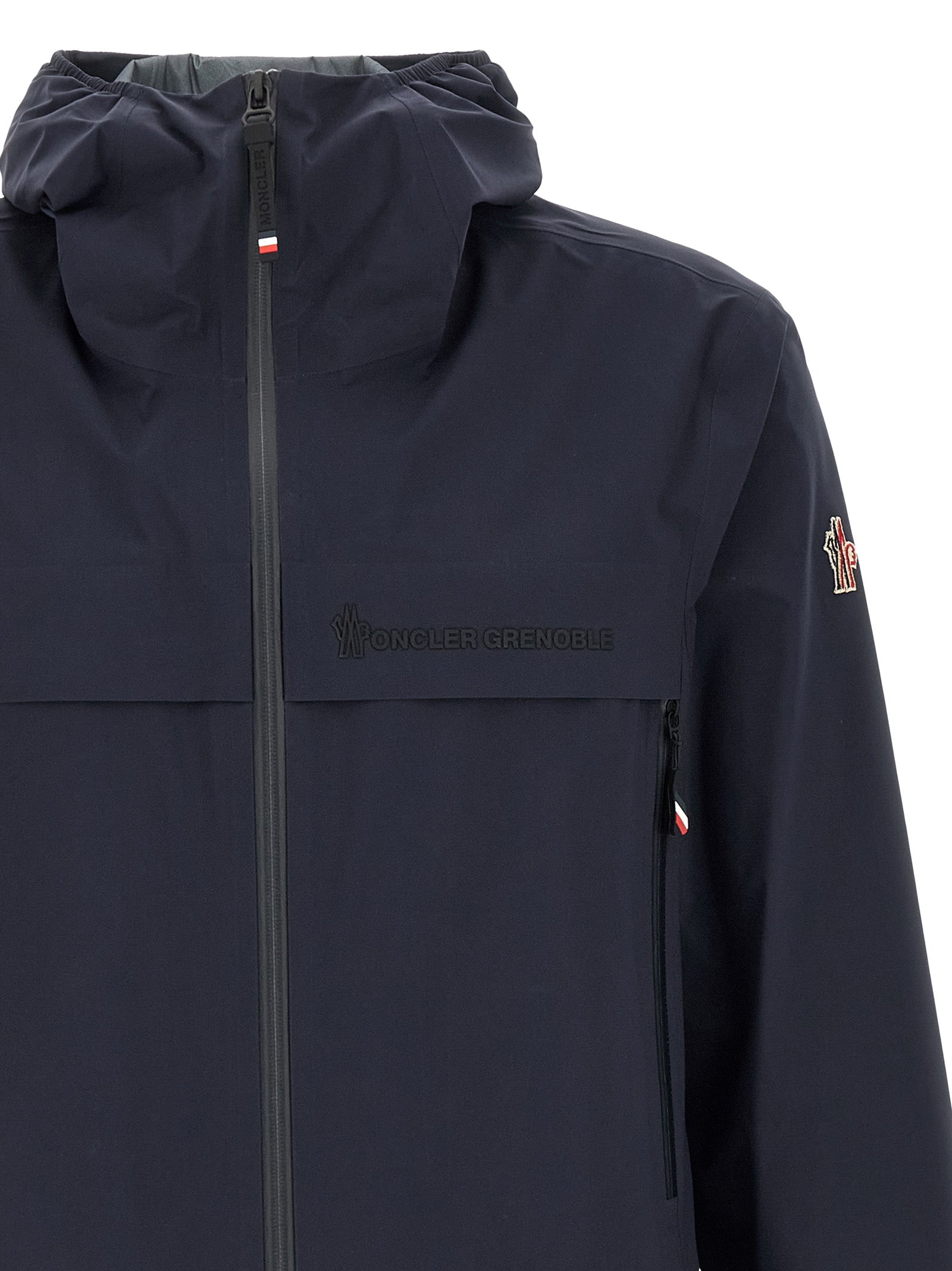 Moncler Grenoble Blue Polyamide Shell Jacket