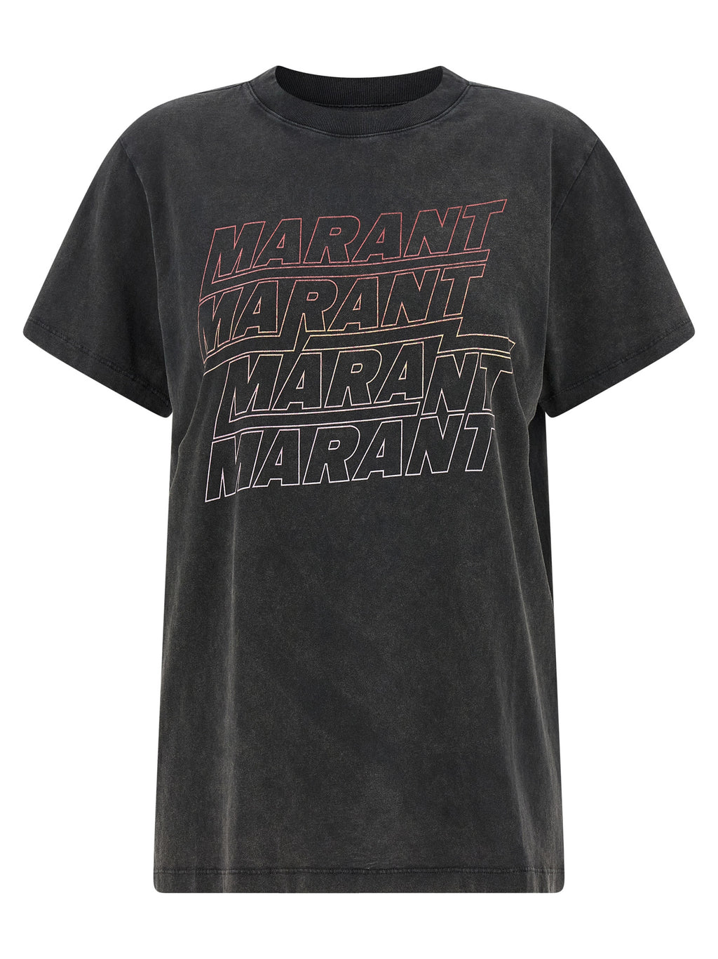 Marant Etoile Gray Cotton T-Shirt