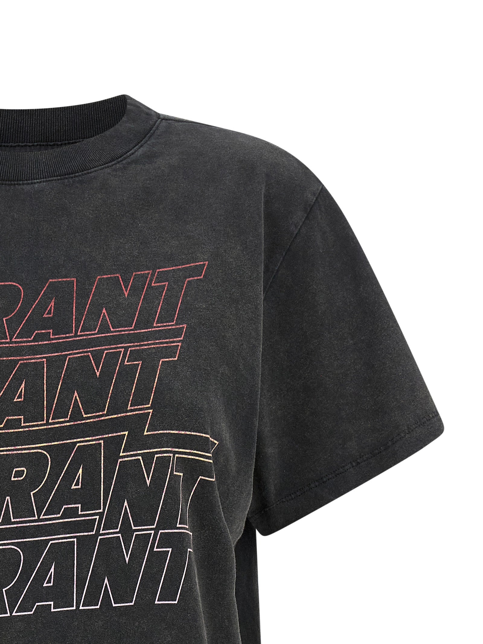 Marant Etoile Gray Cotton T-Shirt