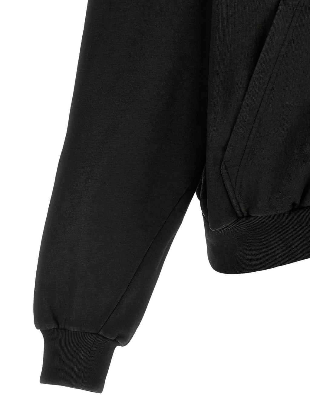 Balenciaga Black Cotton Sweatshirt