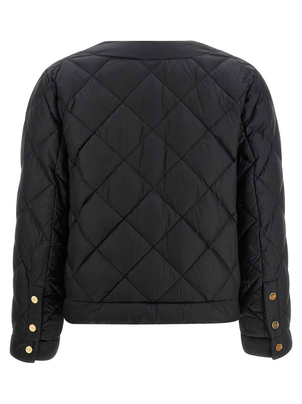 Max Mara Black Polyamide Full-Length Jacket