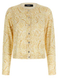 Versace Bicolor Silk Cardigan