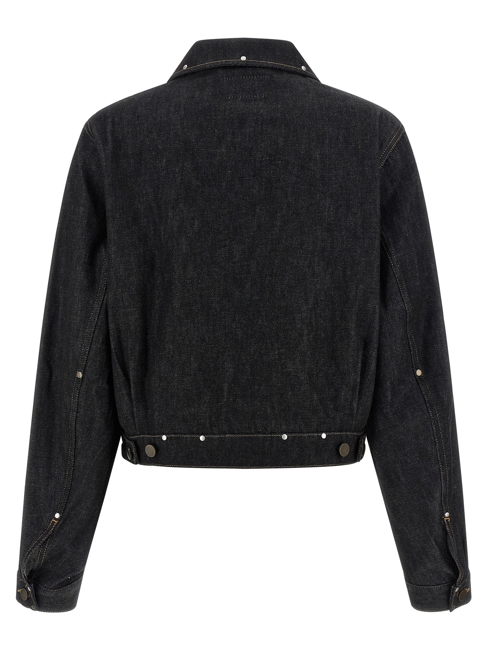Lemaire Black Cotton Denim Jacket