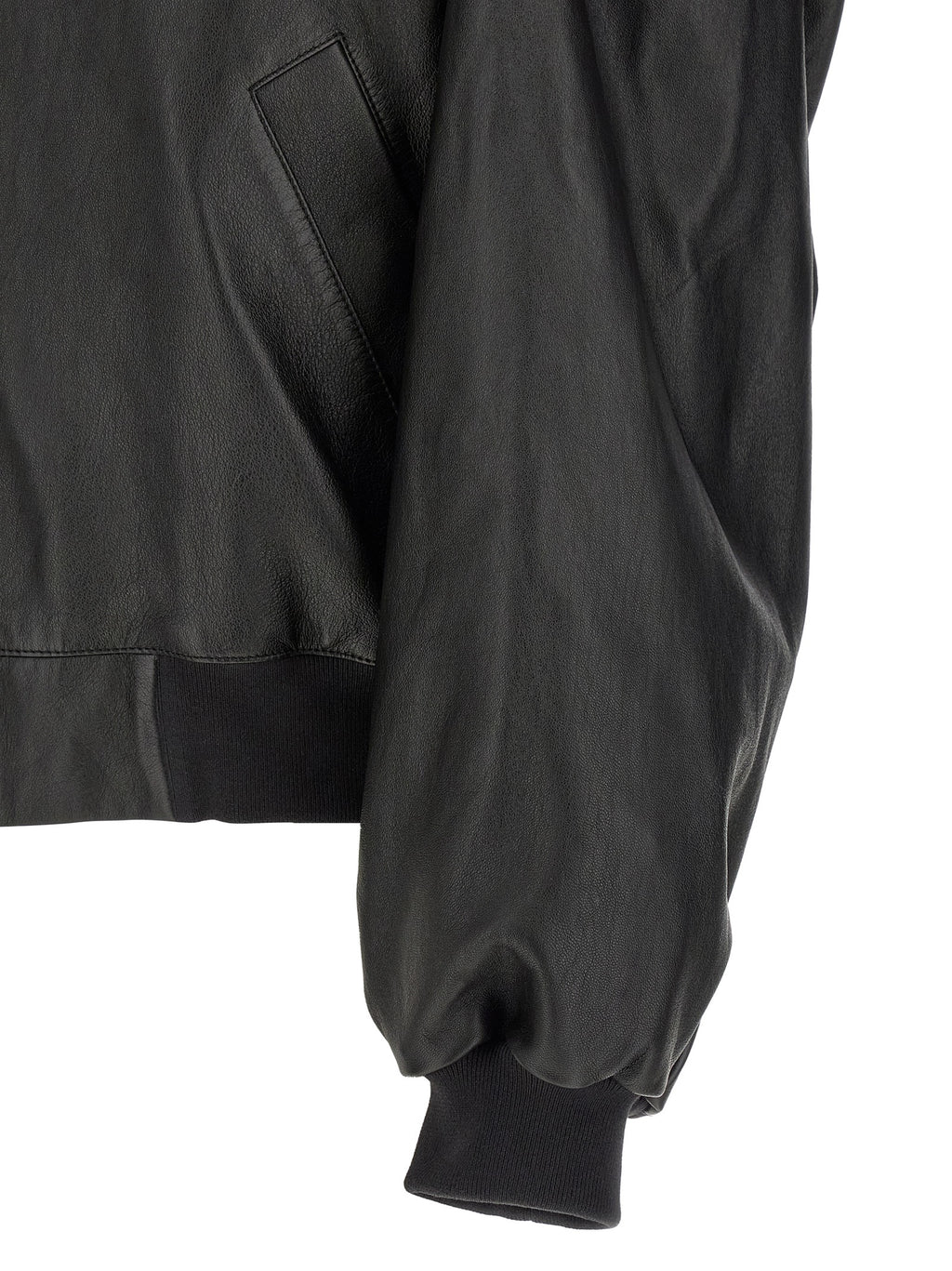 Balenciaga Black Lamb Leather Leather Jacket