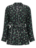 Dolce & Gabbana Black Silk Blouse