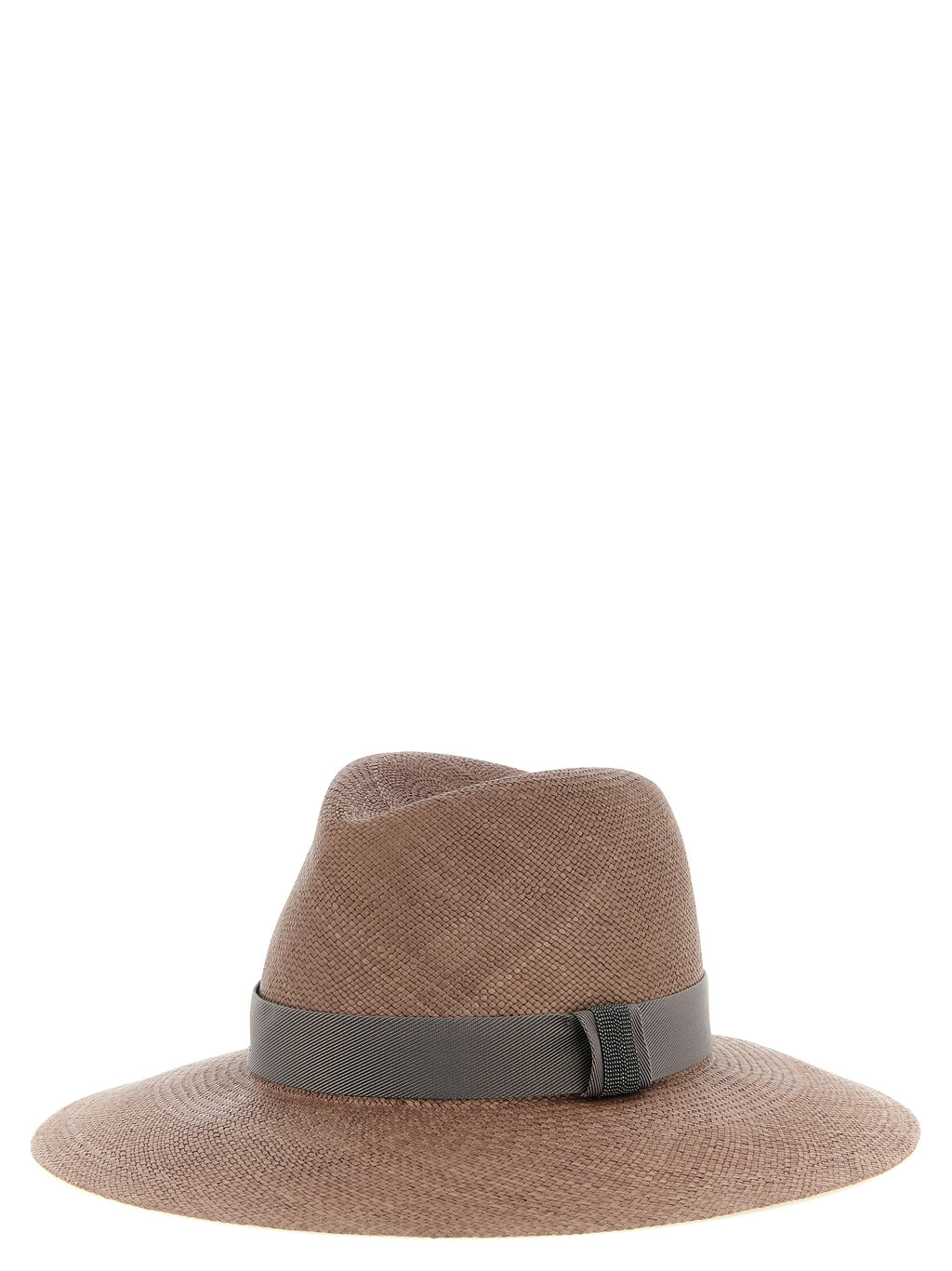 Brunello Cucinelli Brown Hemp Fedora