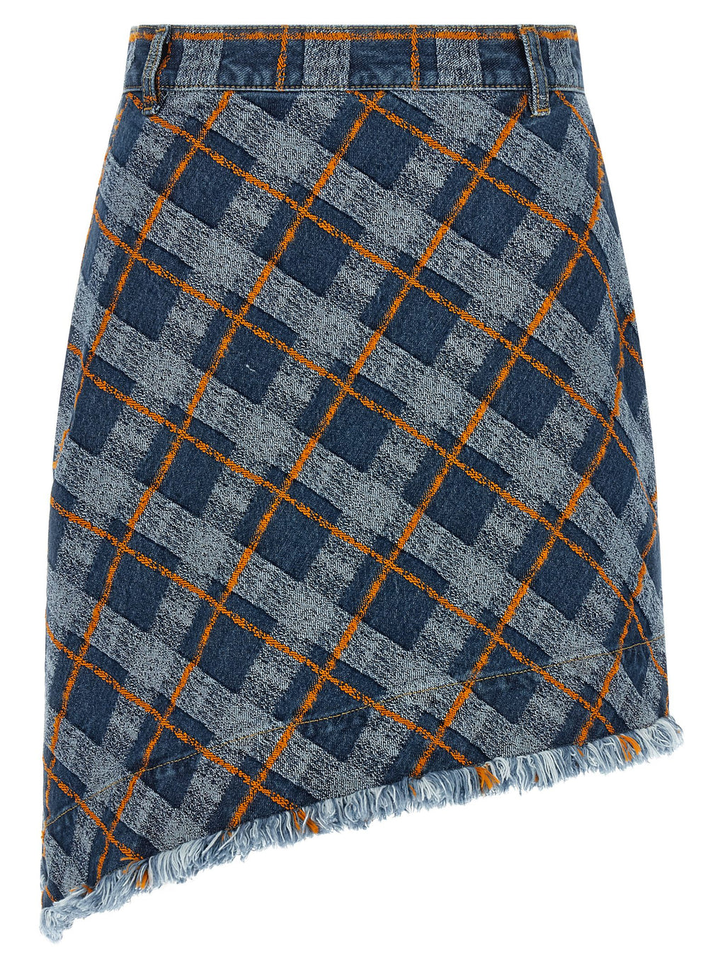Vivienne Westwood Blue Cotton Long Skirt