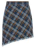 Vivienne Westwood Blue Cotton Long Skirt
