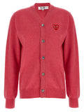 Comme Des Garçons Play Multicolor Wool Cardigan