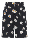 Moschino Black Cotton Bermuda Shorts