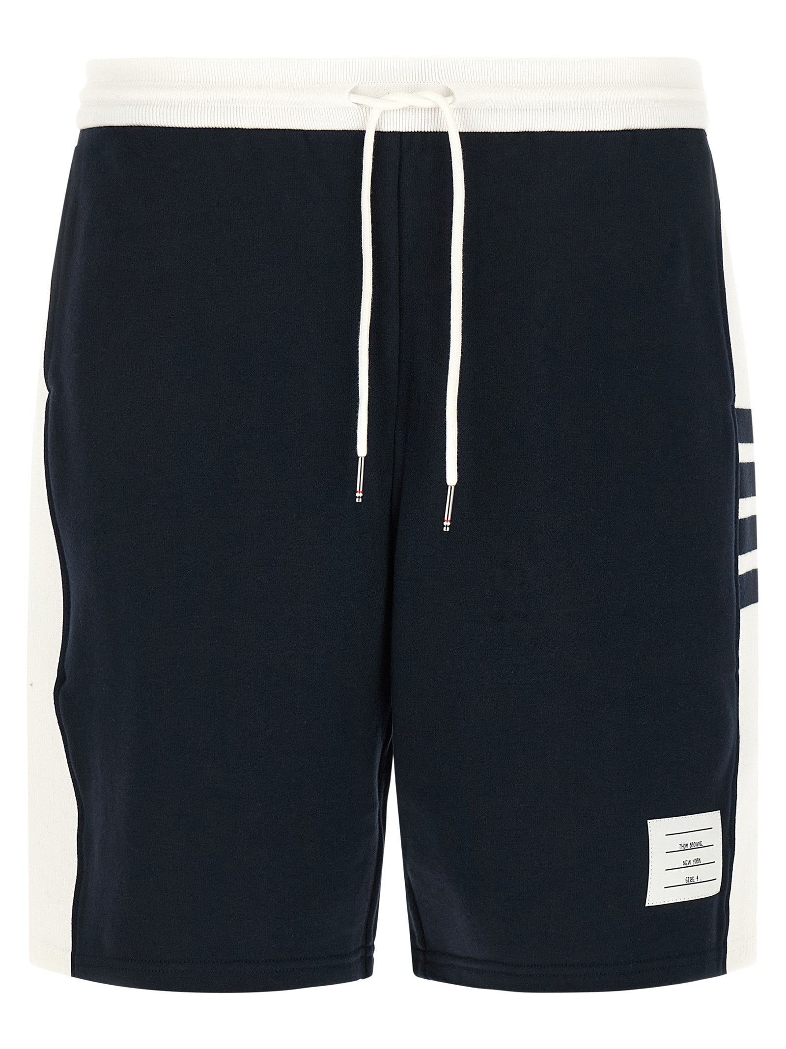 Thom Browne Blue Cotton Bermuda Shorts
