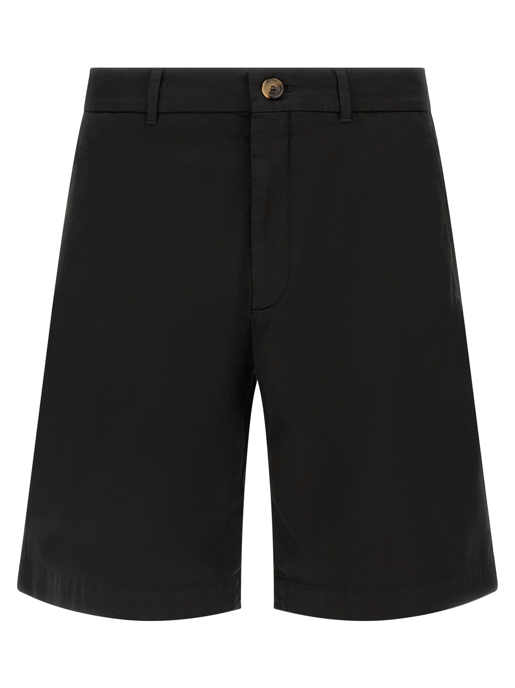 Brunello Cucinelli Black Cotton Bermuda Shorts