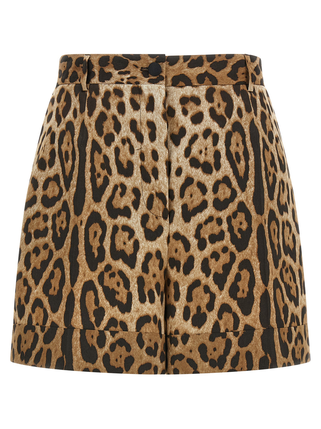 Dolce & Gabbana Brown Cotton Bermuda Shorts