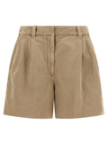 Brunello Cucinelli Beige Cotton Bermuda Shorts