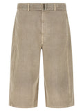 Lemaire Gray Cotton Bermuda Shorts