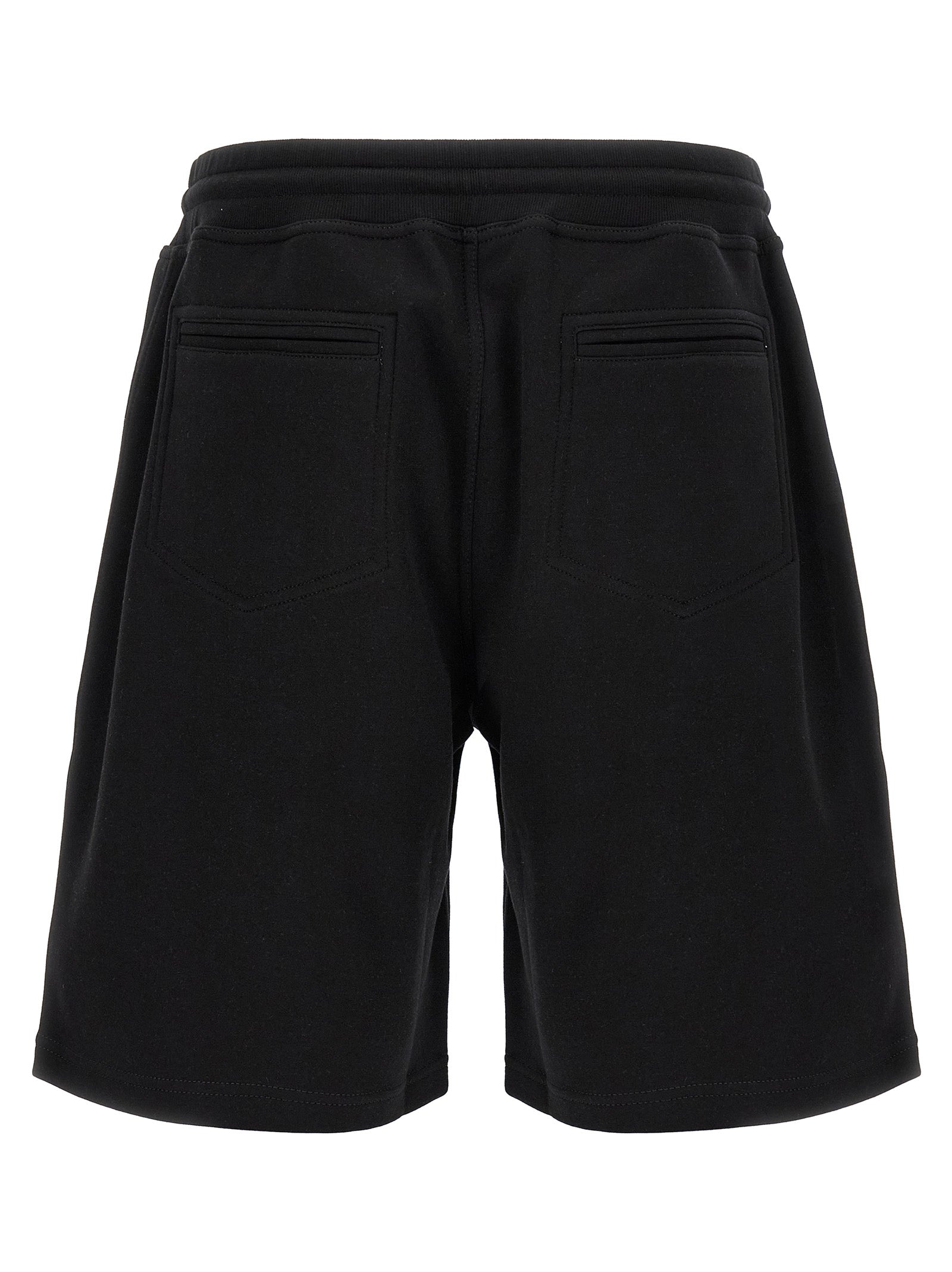 Brunello Cucinelli Black Cotton Bermuda Shorts