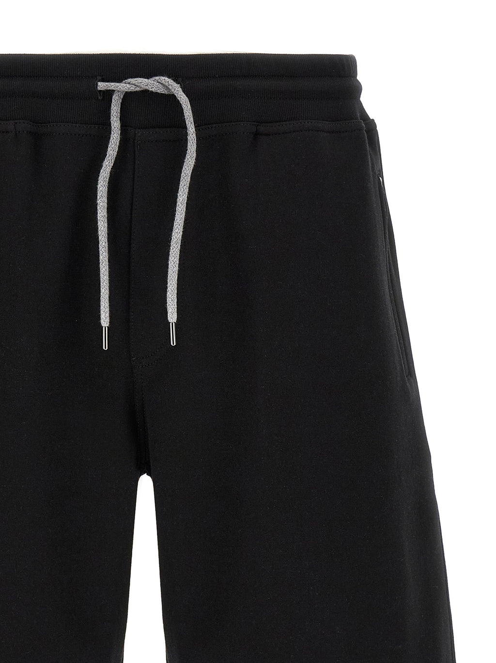 Brunello Cucinelli Black Cotton Bermuda Shorts