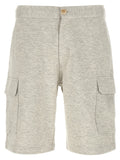 Brunello Cucinelli Gray Cotton Bermuda Shorts