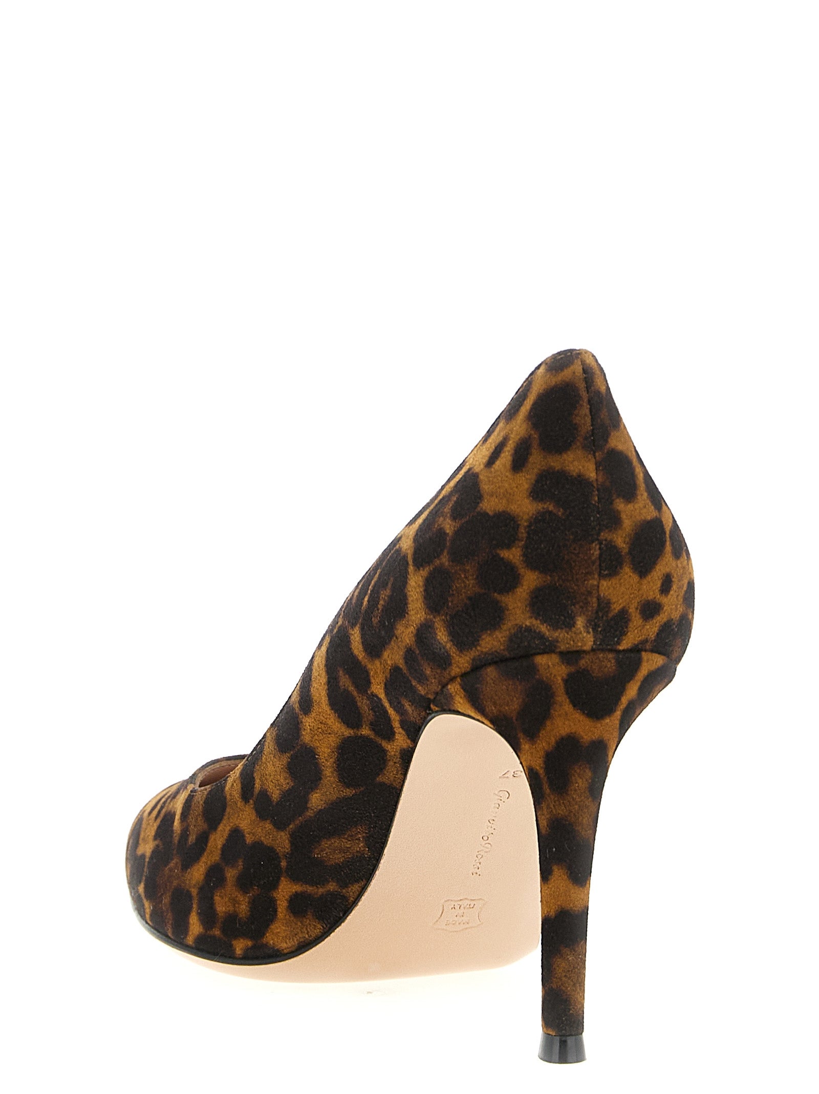 Gianvito Rossi Multicolor Suede Leather High Heel Pumps