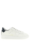 Golden Goose Blue Cowhide Low Top Sneakers