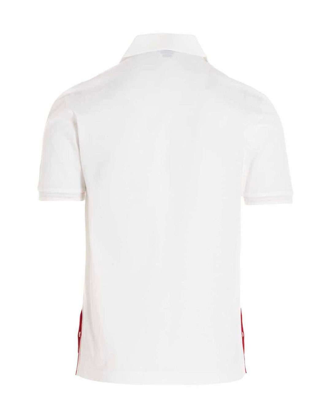 Thom Browne White Cotton Polo Shirt