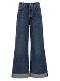 Agolde Blue Cotton Jeans Denim