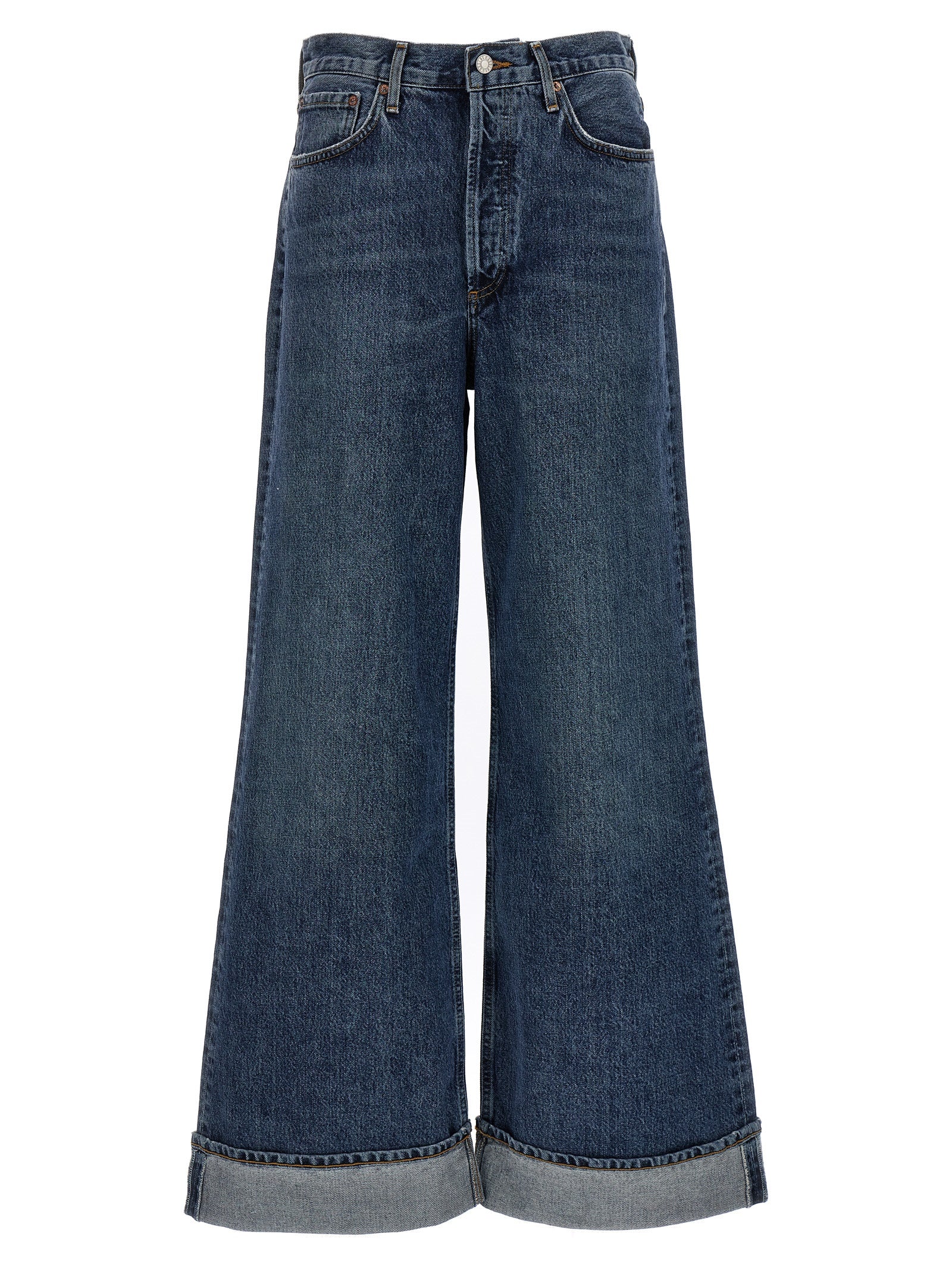 Agolde Blue Cotton Jeans Denim