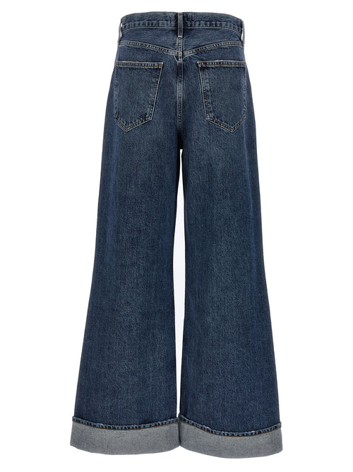 Agolde Blue Cotton Jeans Denim