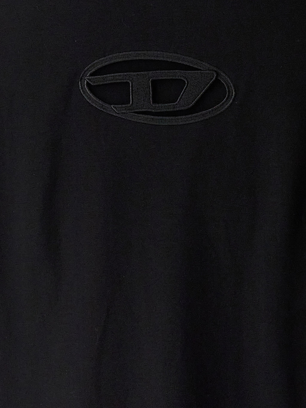 Diesel Black Cotton Short Dress