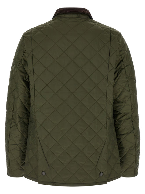 Barbour Bicolor Polyamid-Mantel in voller Länge