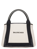 Balenciaga Bicolor Canvas Tote Bag