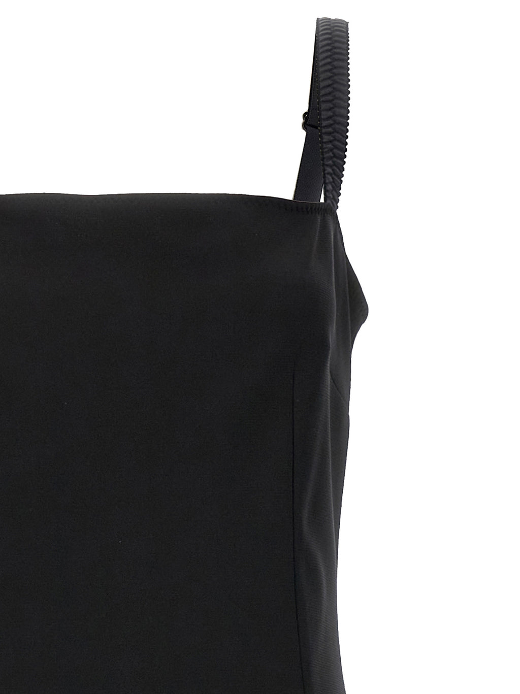 Dolce & Gabbana Black Viscose Midi Dress