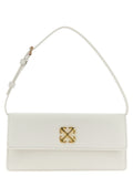 Off-White White Calfskin Shoulder Bag