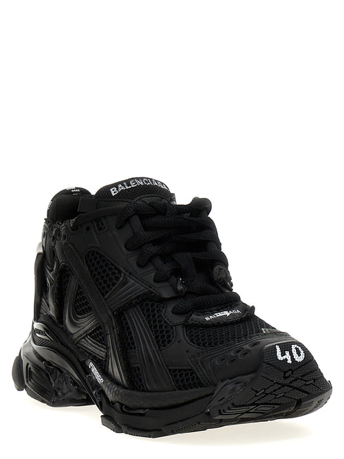 Balenciaga Schwarze Polyester-Sportsneaker