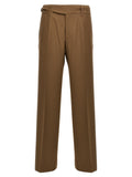 Dolce & Gabbana Brown Virgin Wool Dress Pants