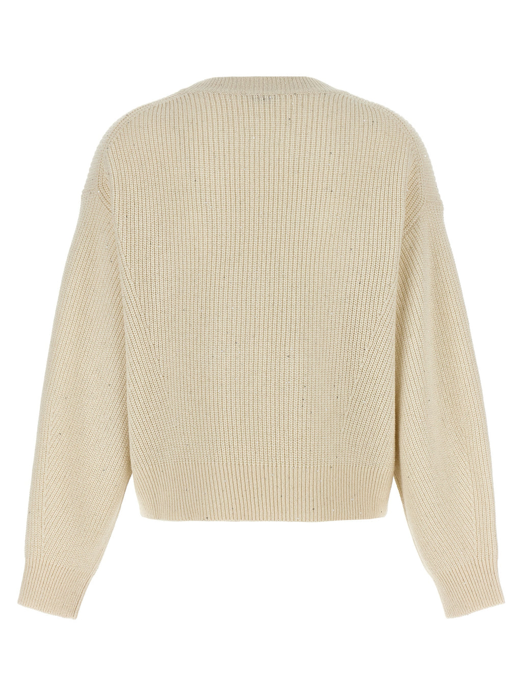 Brunello Cucinelli White Cashmere Cardigan