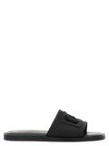 Dolce & Gabbana Black Polyethylene Slides