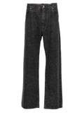 Dolce & Gabbana Black Cotton Relaxed Fit Jeans